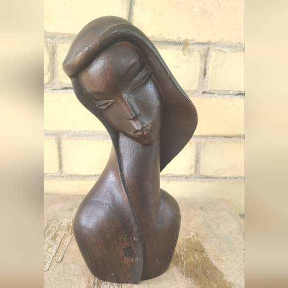 Mid-Century Modern Lady Bust - Picture 1 of 7